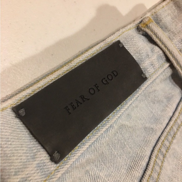 FEAR OF GOD LIGHT BLUE JEANS - Picture 7 of 11